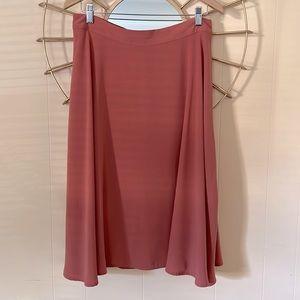 Flowy, Coral skirt, A-line, size L